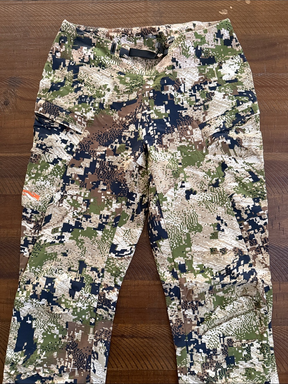 Women’s Sitka Ascent Pant Camo Pattern Outdoor Women's Pants - Green/Black/Tan